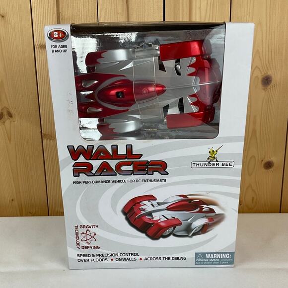 Wall Racer Thunder Bee High Performance RC Car - Red/Silver - Picture 1 of 7